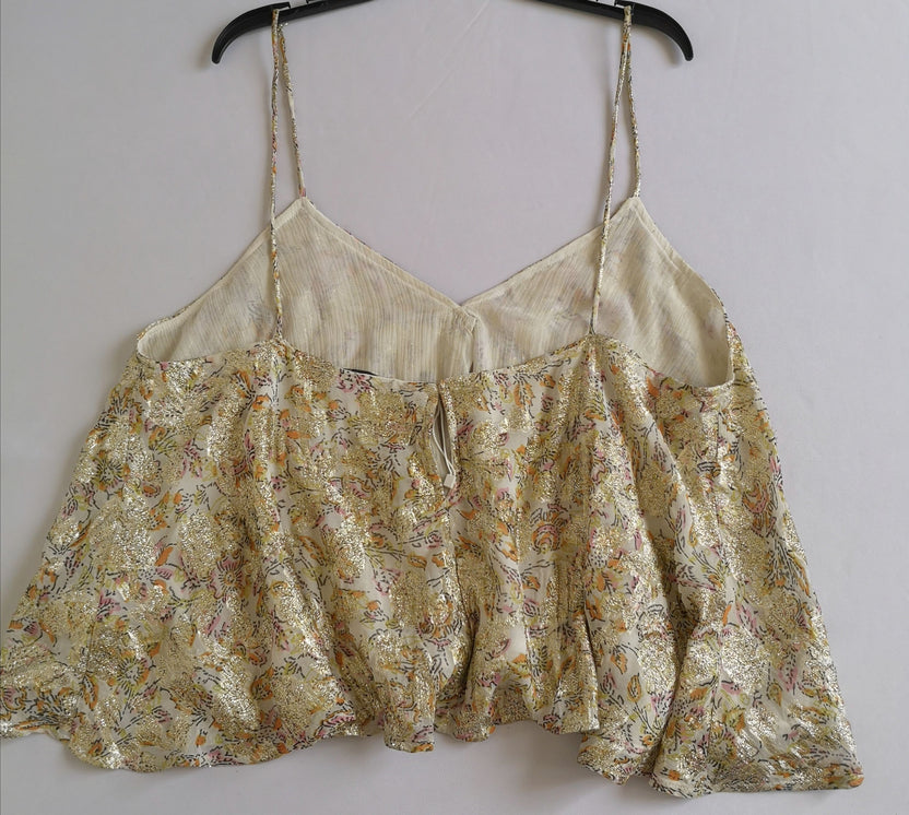 Blusa corta de tirantes