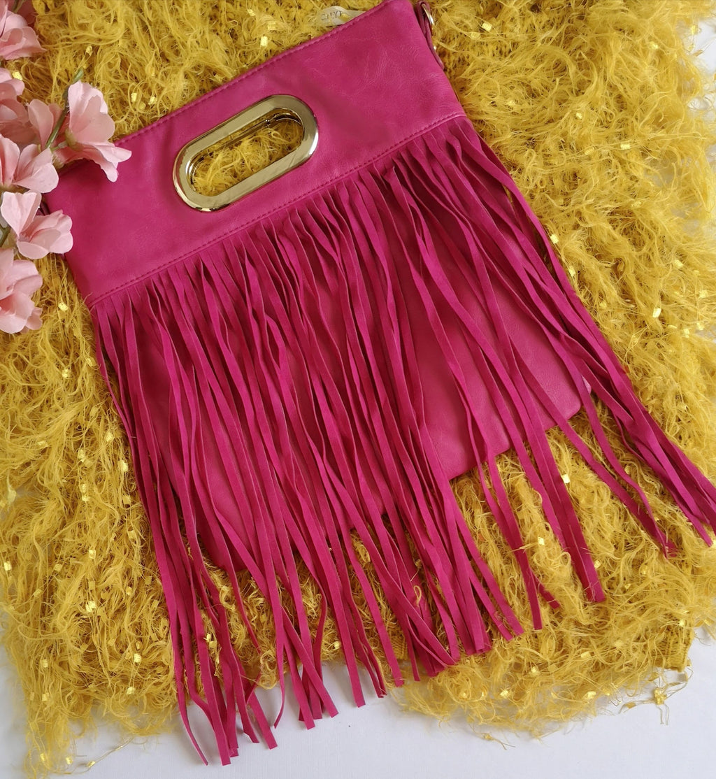 Cartera con flecos