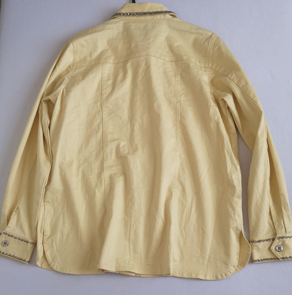 Jacket estilo vaquero bordada