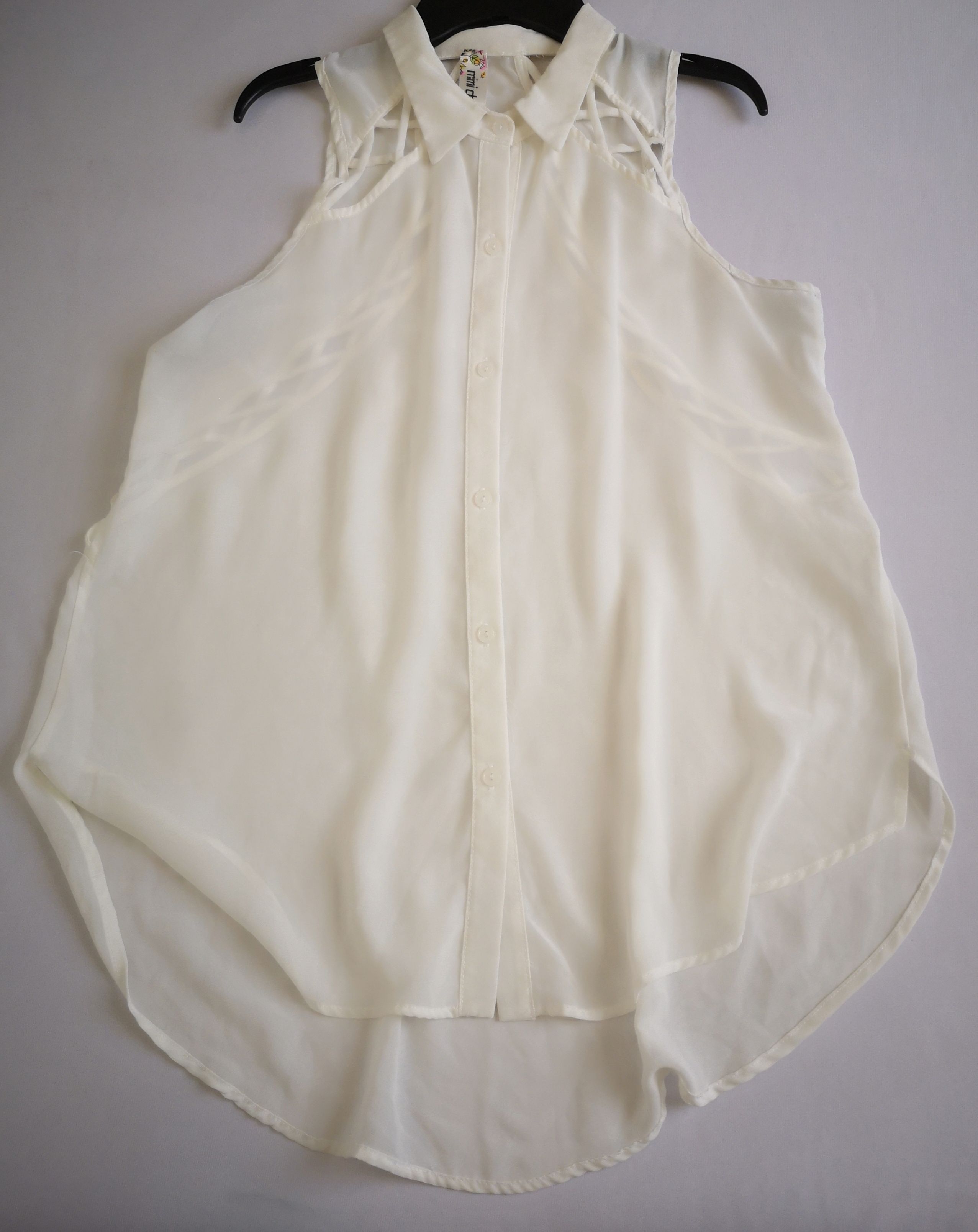 Pantalón tipo pans y blusa de chifón