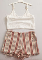Short y blusa de tirantes ⚓