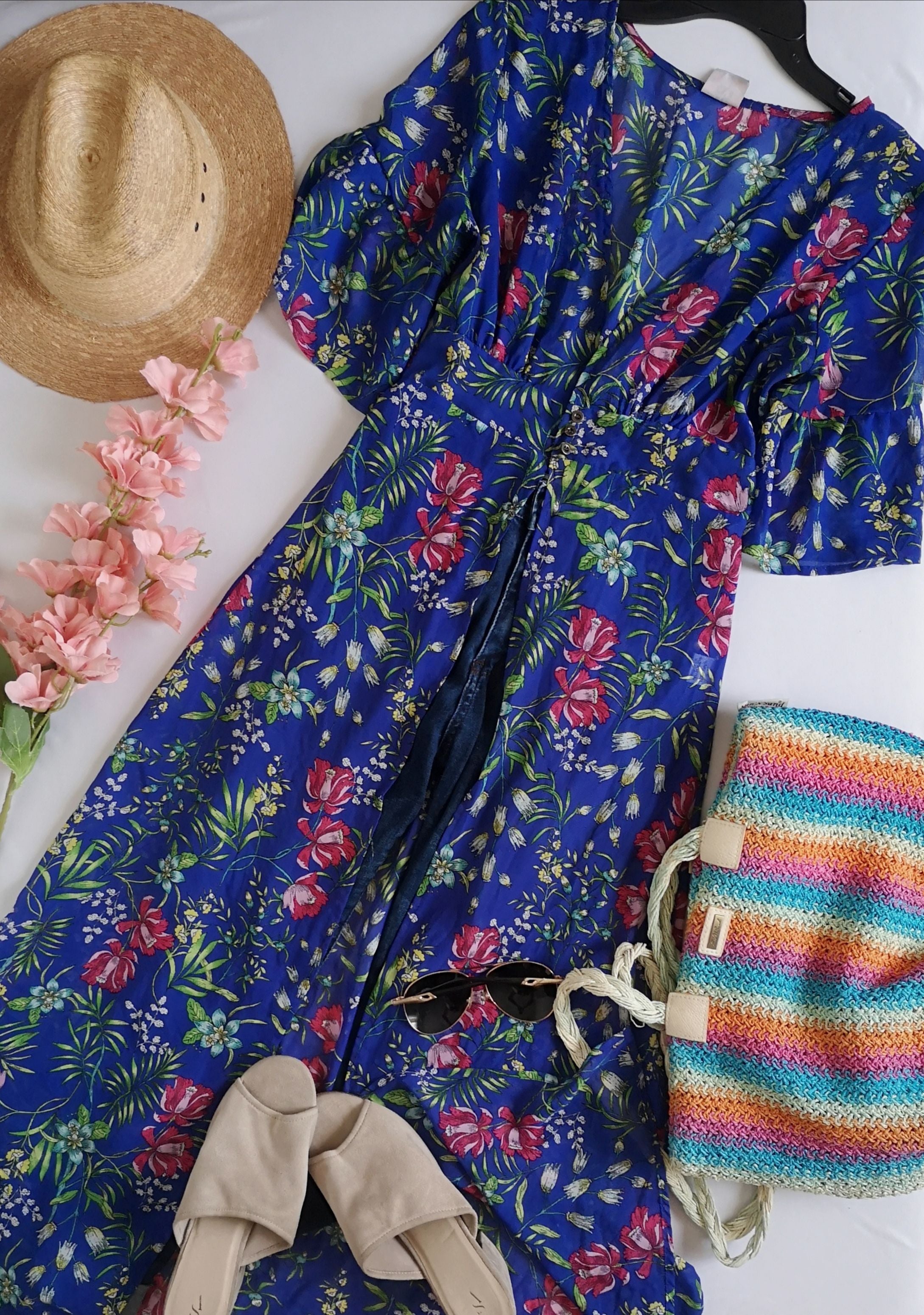 Maxi blusa de chifón ⚓