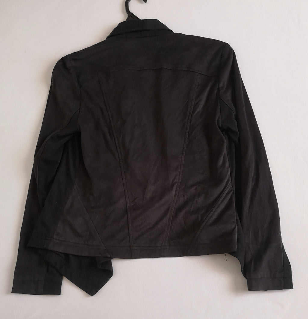 Chaqueta con zipper con vestido con adorno abajo