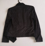 Chaqueta con zipper con vestido con adorno abajo