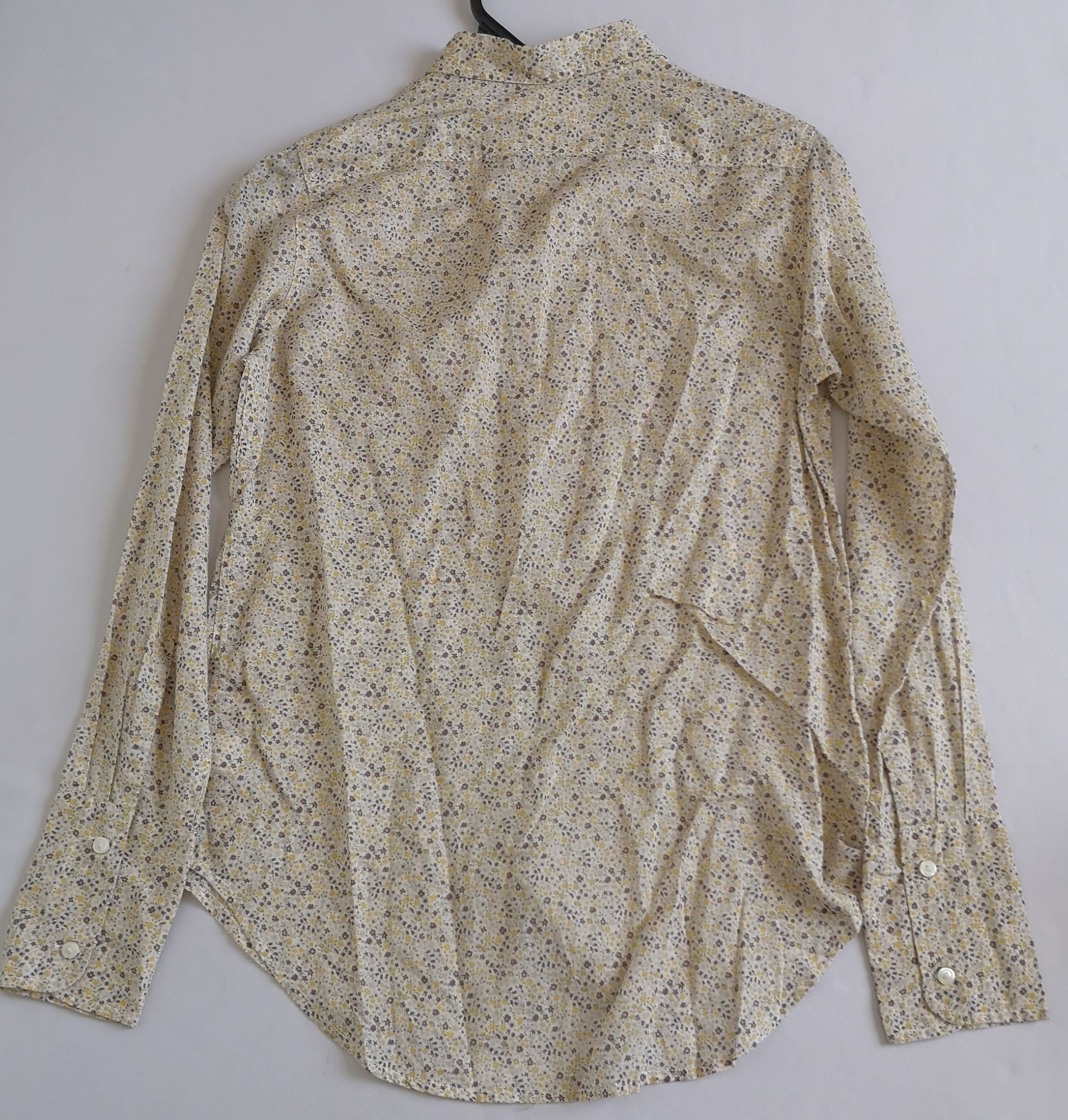 Vestido campana abajo con blusa de algodón