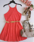 Vestido encaje tipo halter ⚓