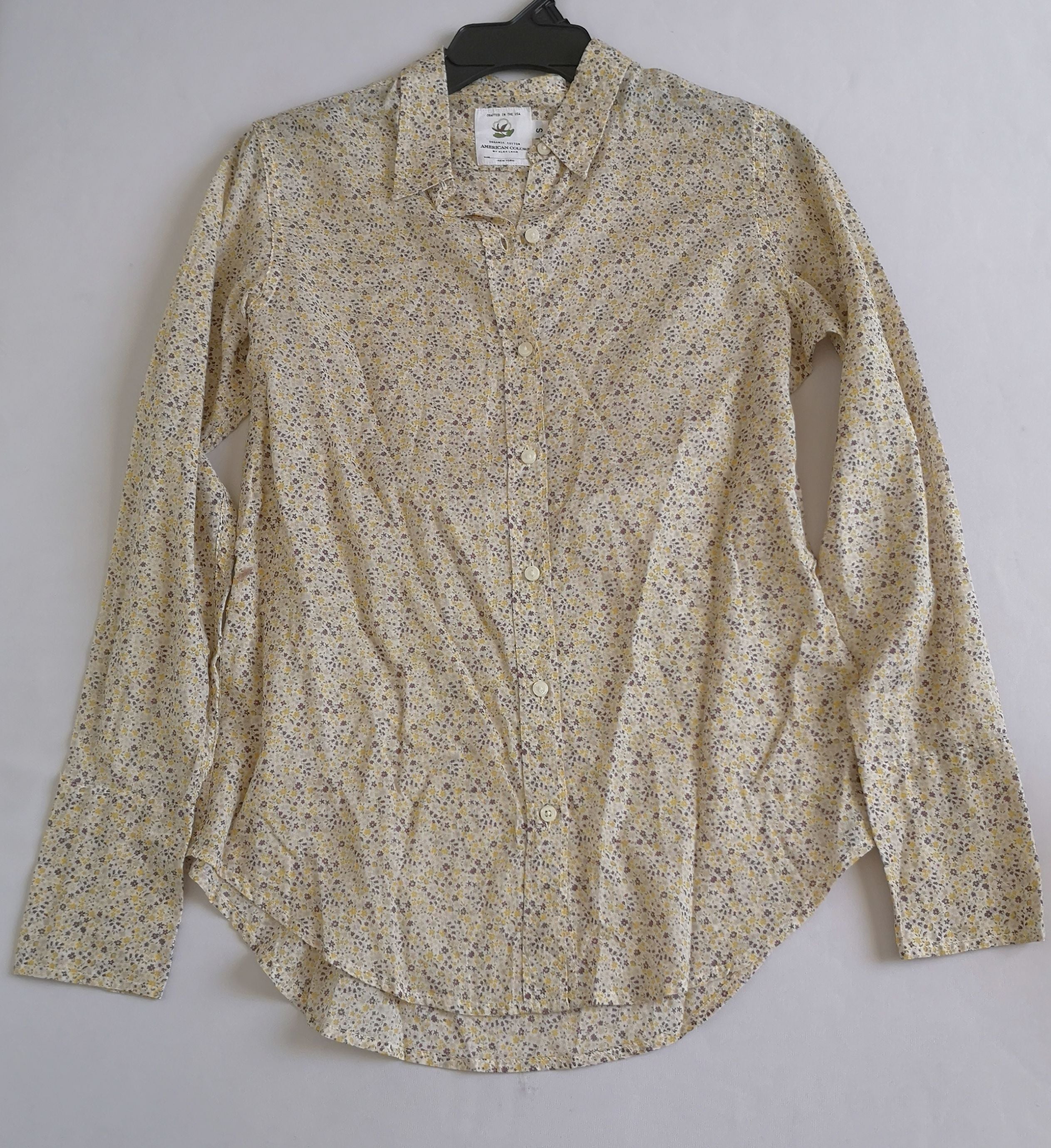 Vestido campana abajo con blusa de algodón