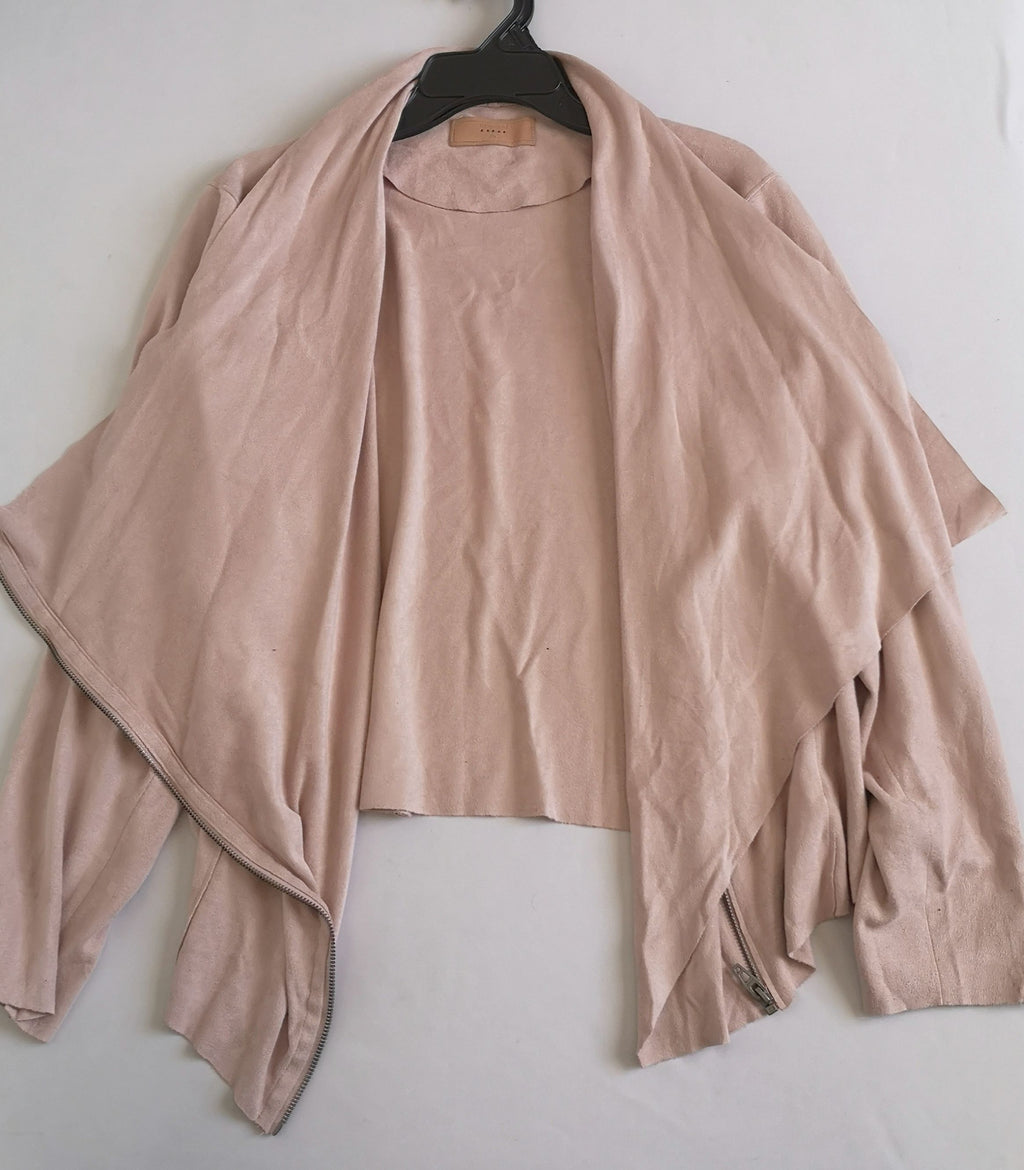 Chaqueta traslapada con zipper ❤️