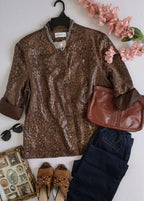 Chaqueta cuello chino