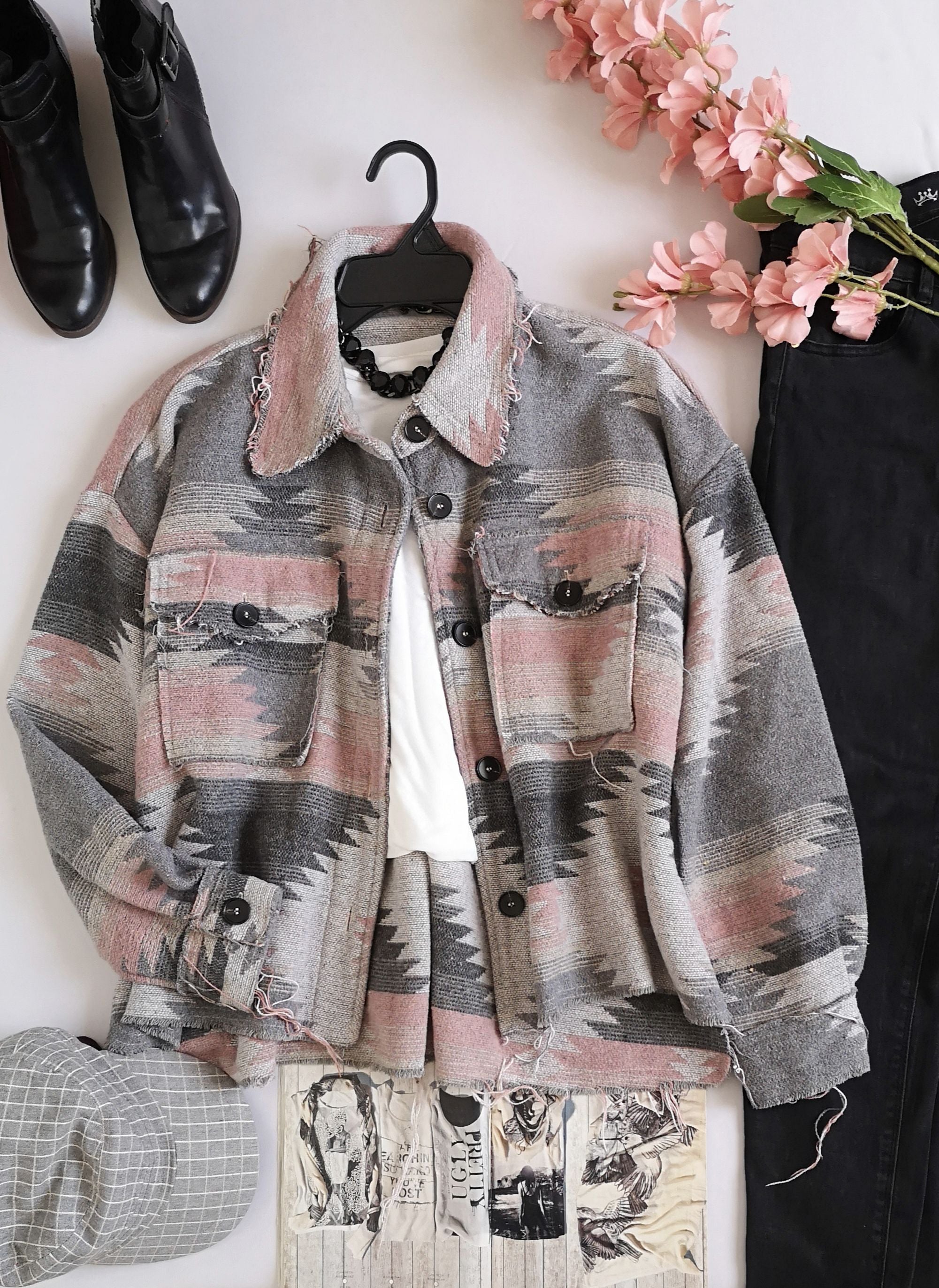 Jacket hombros caídos