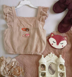 Blusa con elastico abajo incluye ganchitos