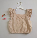 Blusa con elastico abajo incluye ganchitos