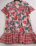 Vestido holgado de algodón