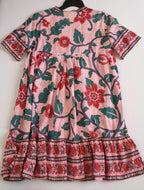 Vestido holgado de algodón