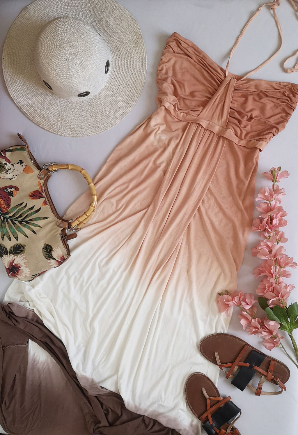 Maxivestido tela suave ⚓