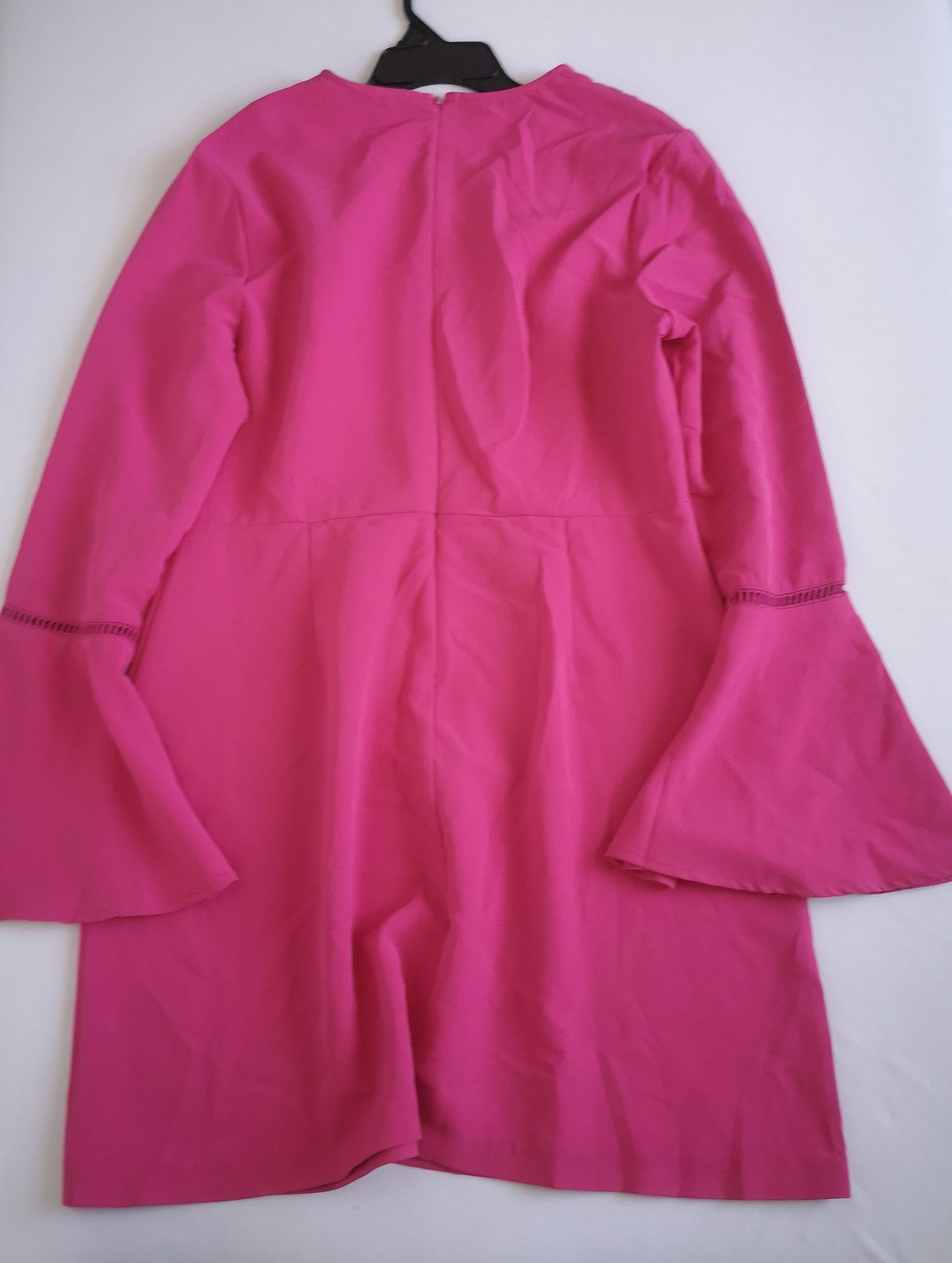 Vestido mangas campana incluye cincho