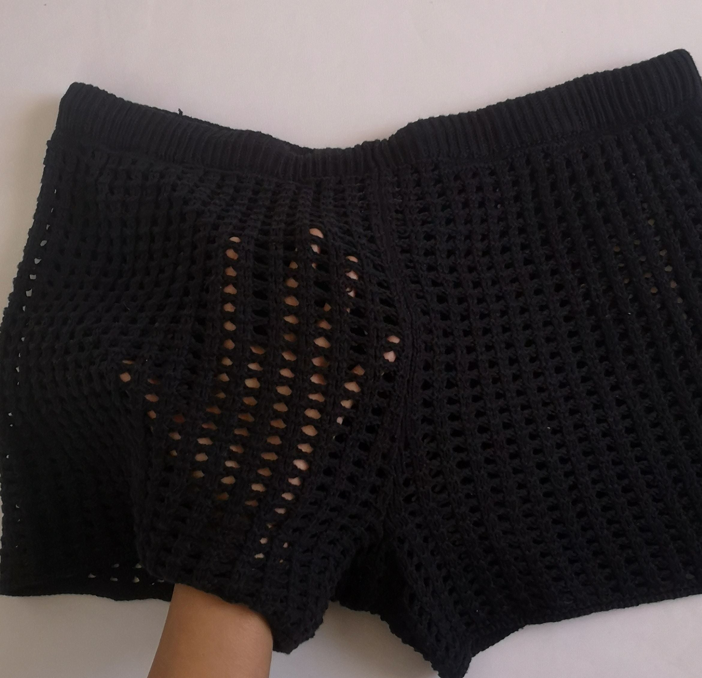 Short tipo crochet con top
