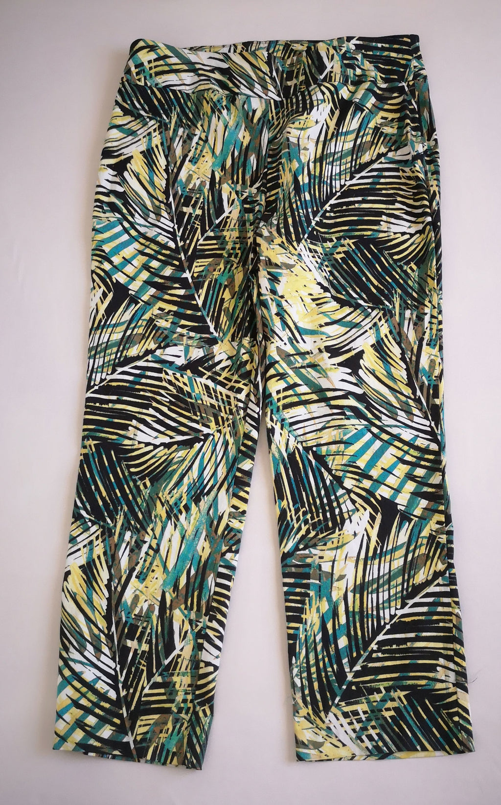 Pantalón ancho de abajo con blusa acanalada ⚓