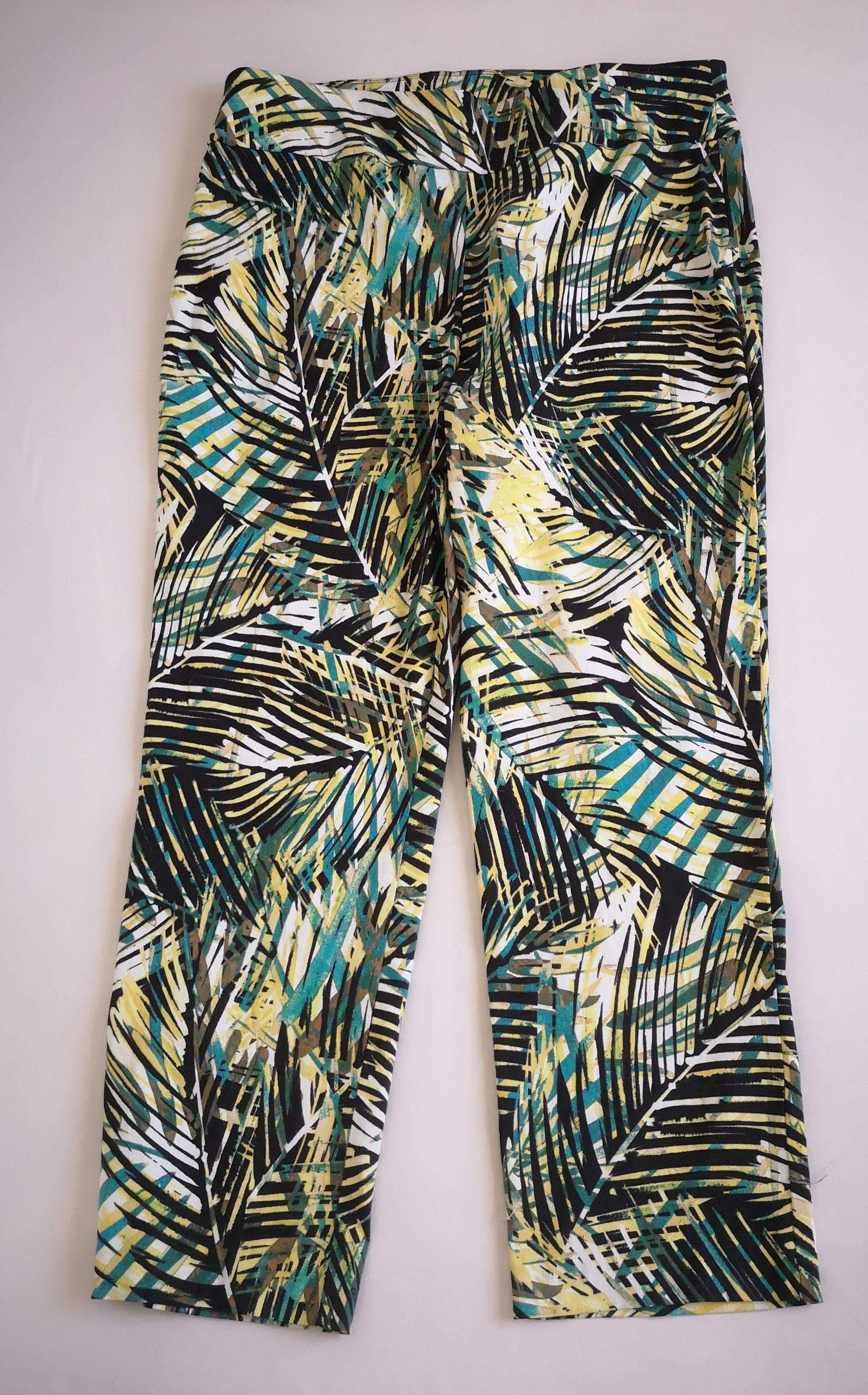 Pantalón ancho de abajo con blusa acanalada ⚓