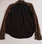 Pantalón bombacho con blusa tela suave