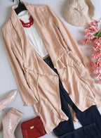 Chaqueta asimétrica con bolsas