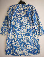Vestido corto de algodón incluye cincho