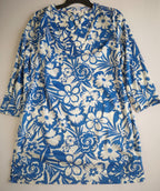 Vestido corto de algodón incluye cincho