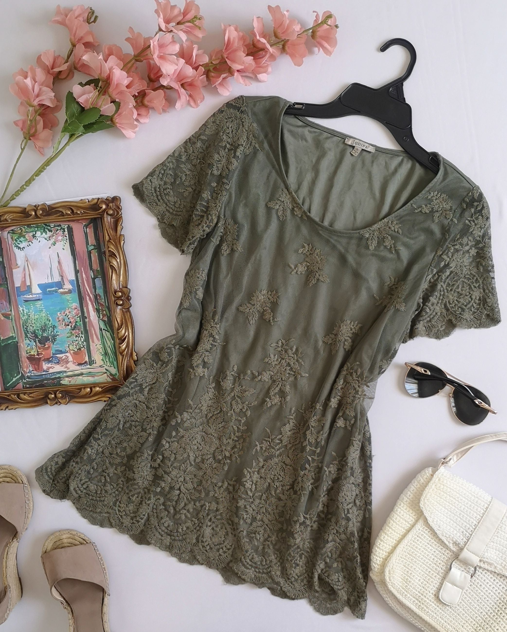 Blusa de encaje