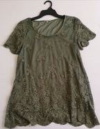 Blusa de encaje
