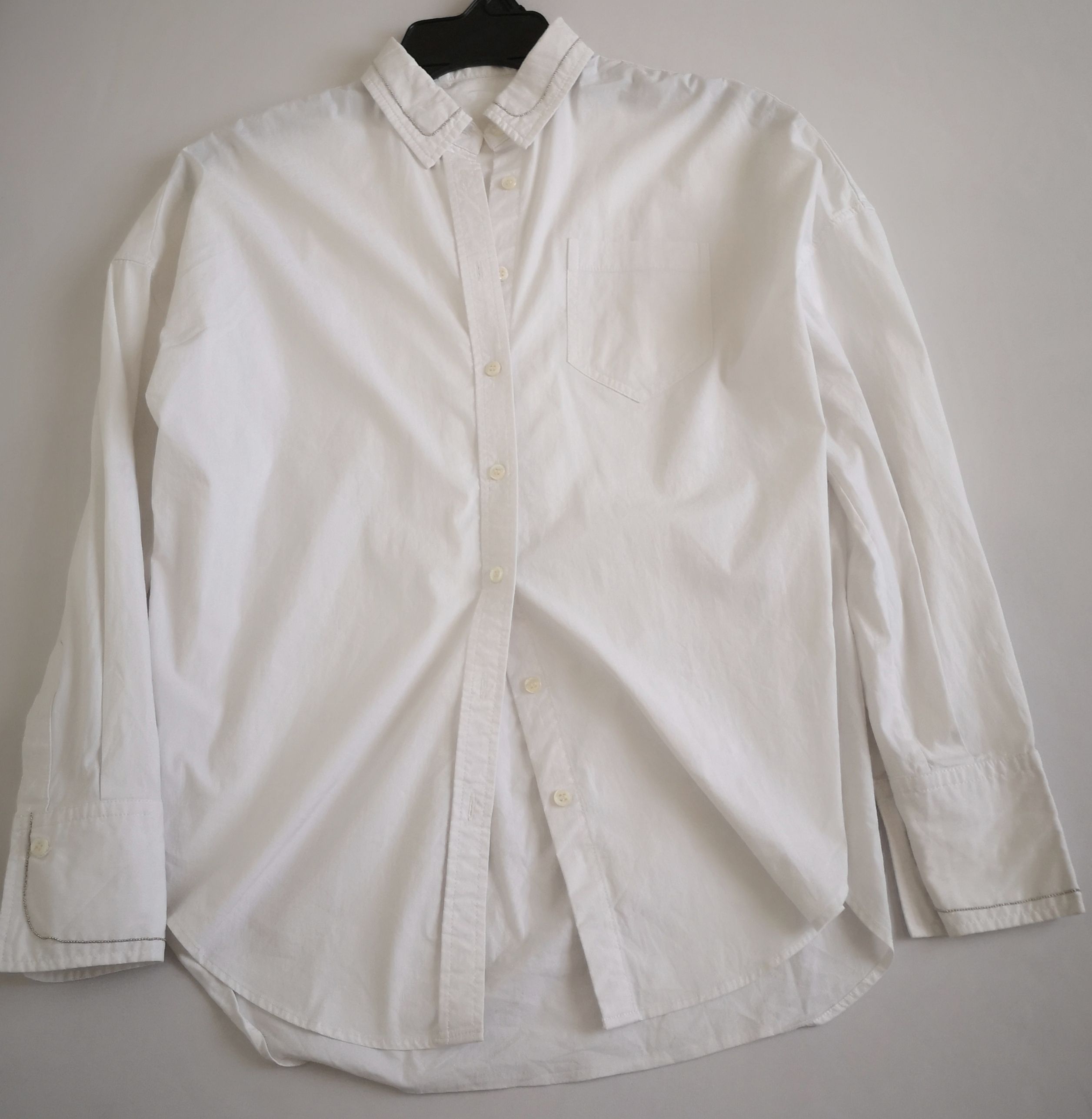 Blusa hombros caídos y pantalón h&m