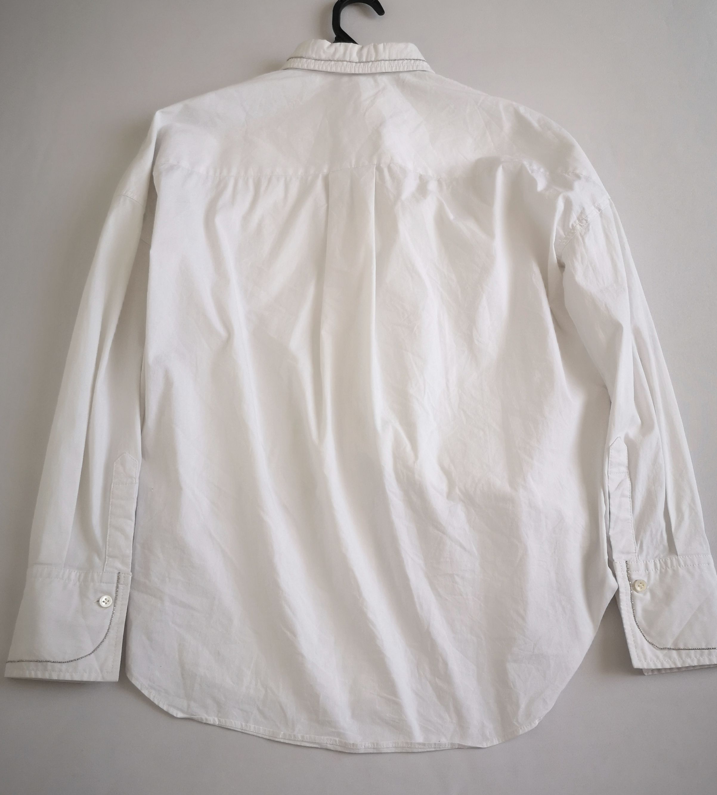 Blusa hombros caídos y pantalón h&m
