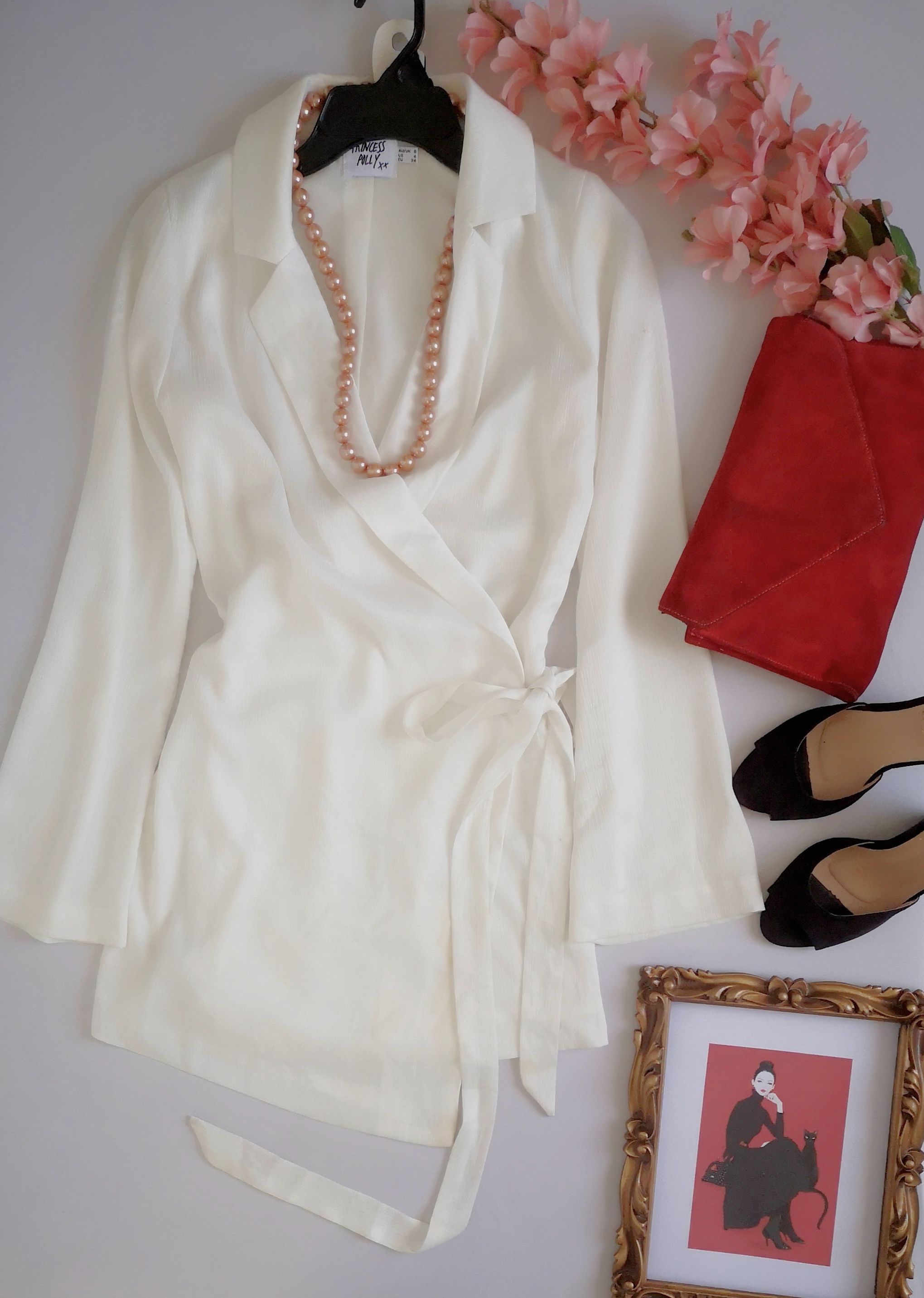 Vestido corto traslapado ❤️