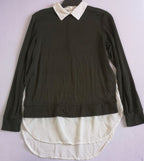 Blusa larga incluye collar 💙