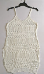 Blusa tejida larga con short