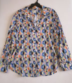 Blusa larga de algodón