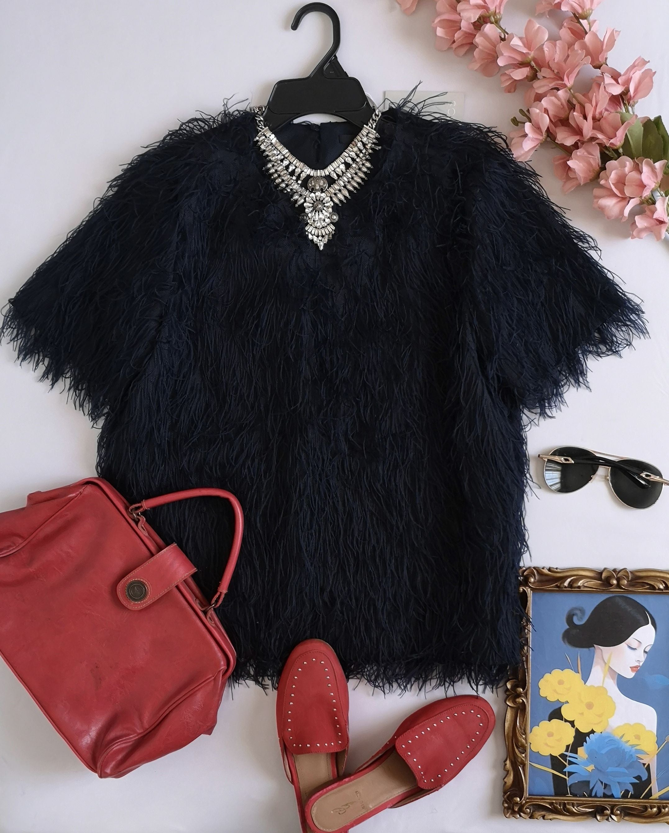 Blusa con flecos nueva