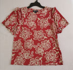 Blusa tela suave y falda bordada de abajo ❤️