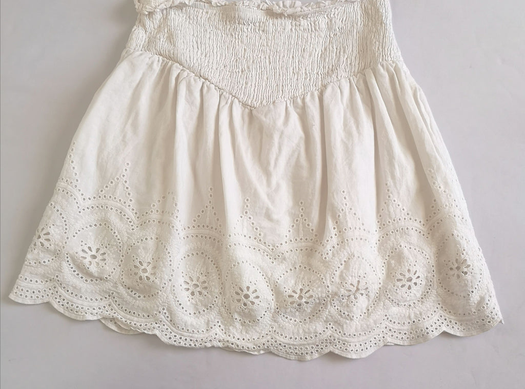 Blusa tela suave y falda bordada de abajo ❤️