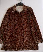 Blusa larga de terciopelo
