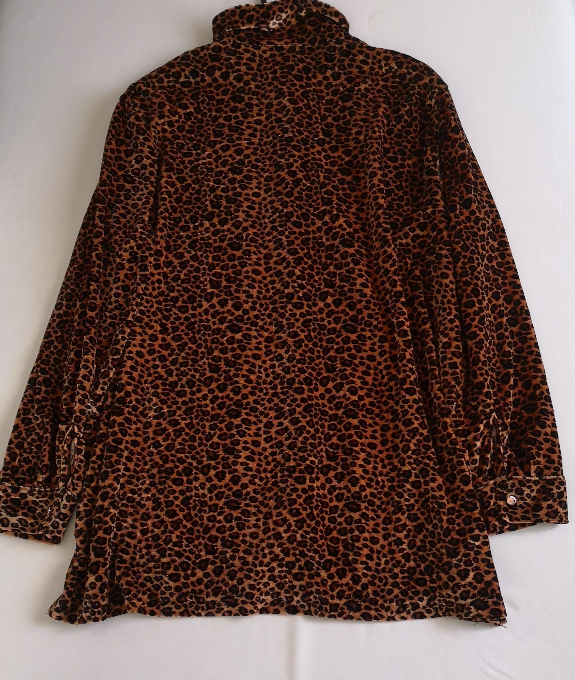 Blusa larga de terciopelo
