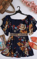 Vestido hombros descubiertos incluye cincho