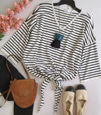 Blusa con nudo