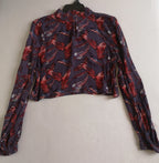 Blusa corta con falda al tobillo