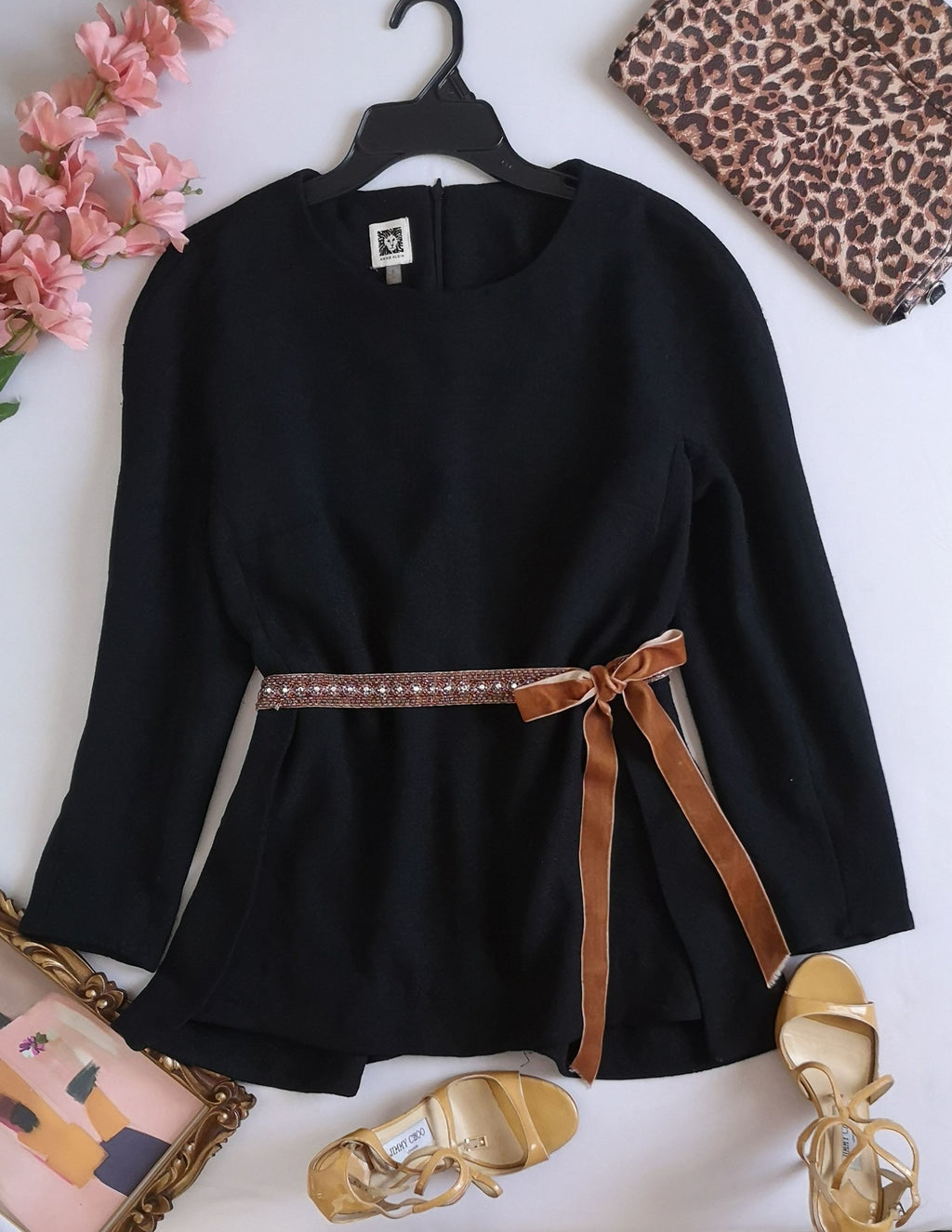 Blusa abierta de los lados incluye cincho ⚓