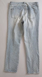 Jeans skinny con blusa holgada