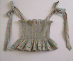 Blusa corrugada con short