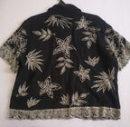 Blusa de lino bordada