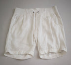 Blusa corta mangas bombachas con short de lino