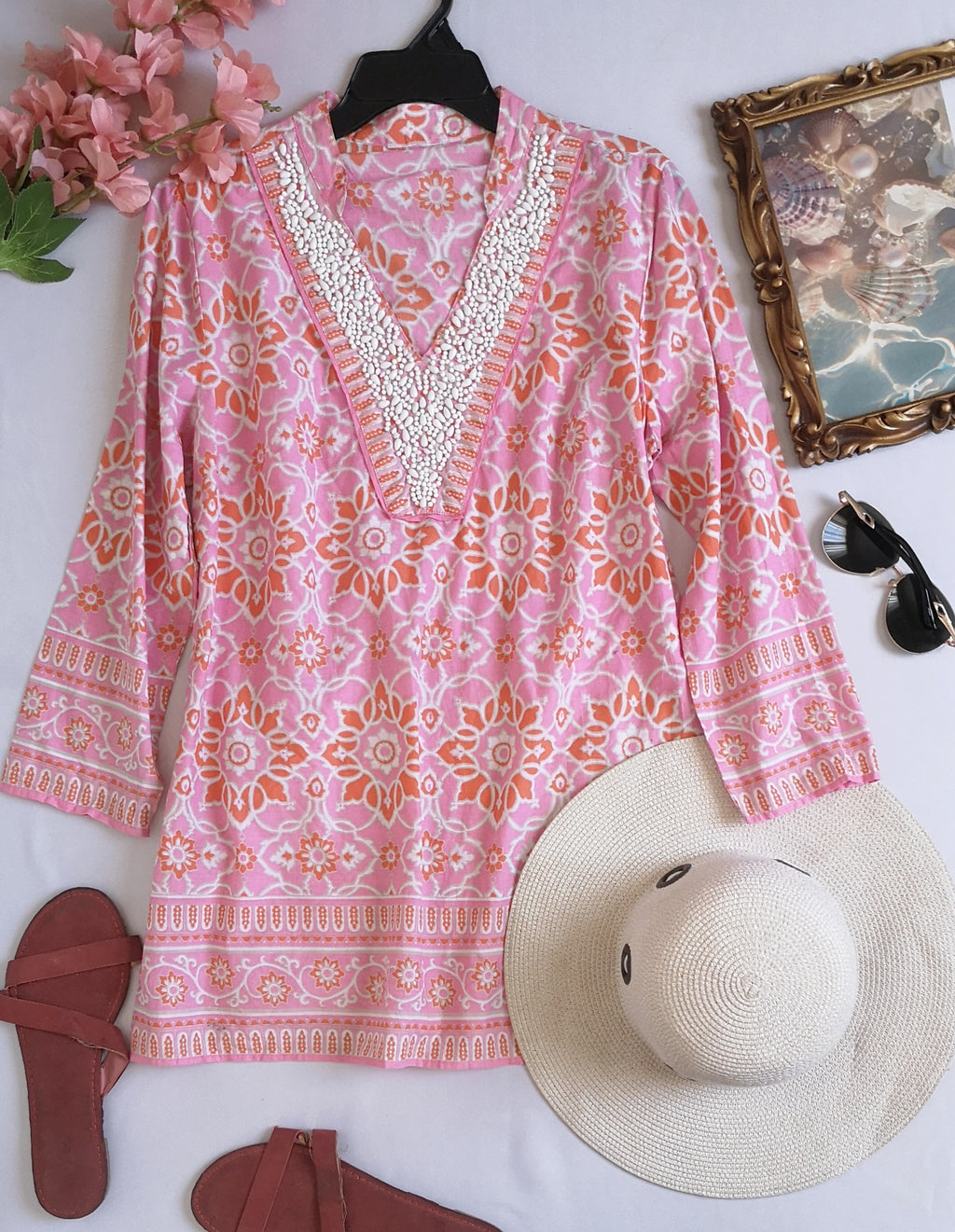 Blusa tipo túnica