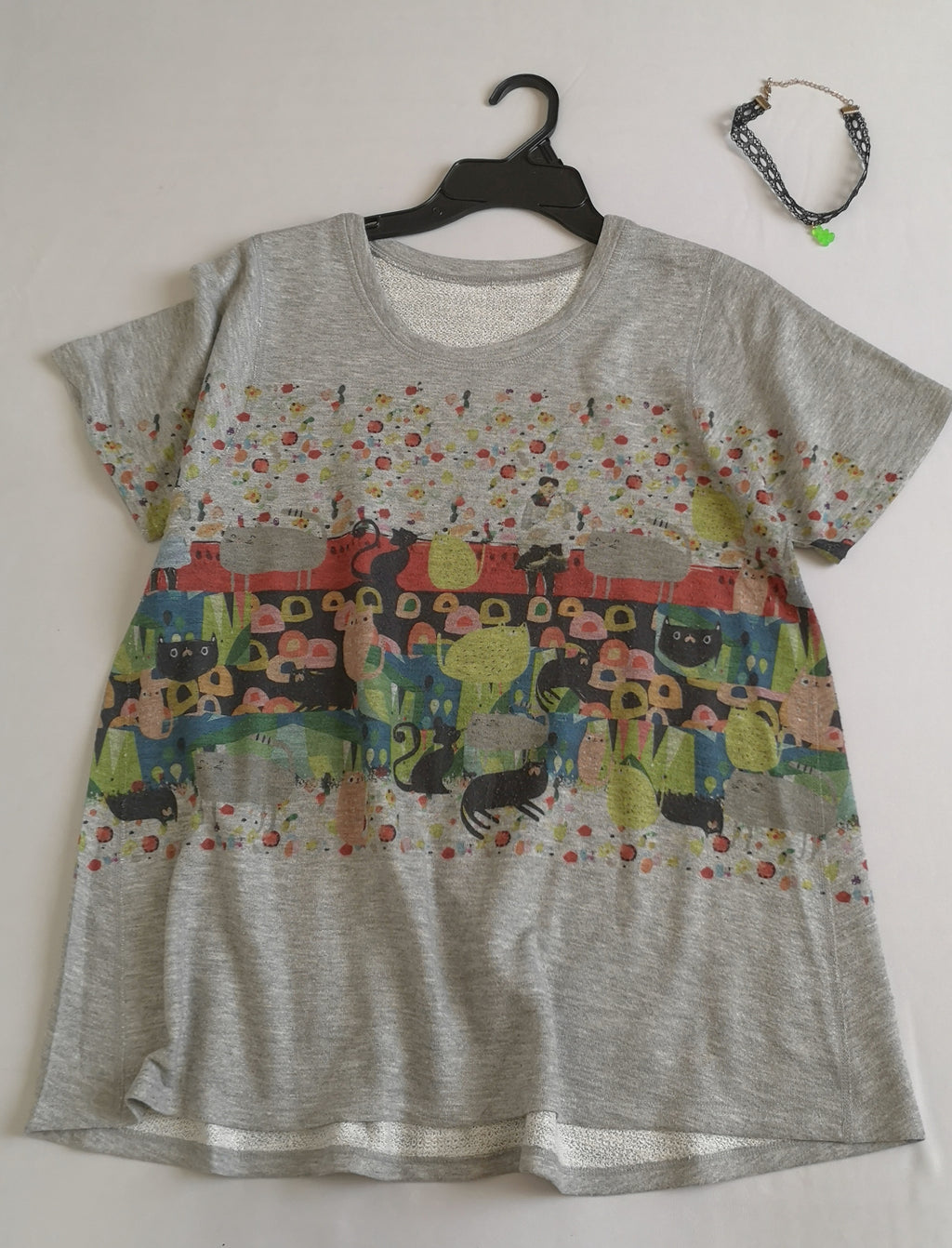 Blusa larga Incluye collar 💙